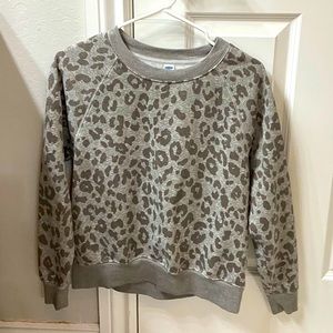 Old Navy Leopard Sweatshirt
